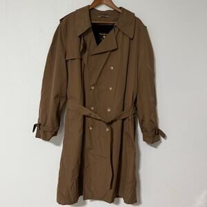 Vintage Cotswold Collection Double Breasted Zip Out Liner Coat Size 44L